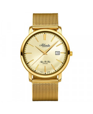 Szwajcarski klasyczny zegarek męski Atlantic Super de Luxe 64356.45.31 (643564531)