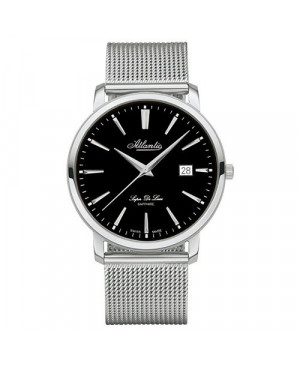 Klasyczny zegarek męski Atlantic Super de Luxe 64356.41.61 (643564161)