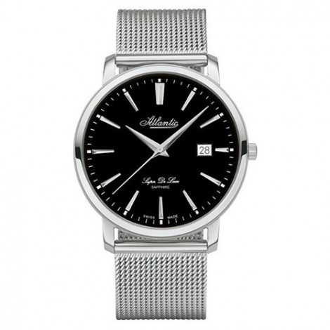 Klasyczny zegarek męski Atlantic Super de Luxe 64356.41.61 (643564161)