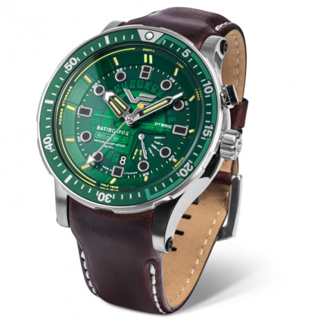 Sportowy zegarek męski Vostok Europe Batiscafos Hybrid PX84/511A770