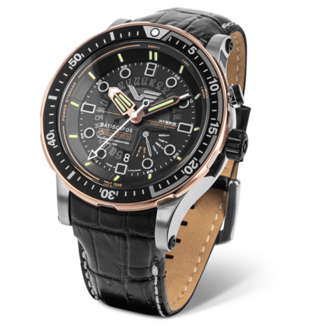 Sportowy zegarek męski Vostok Europe Batiscafos Hybrid PX84/511E769