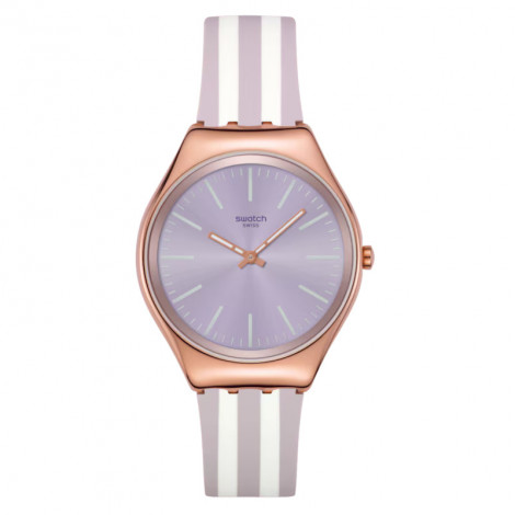 Szwajcarski modowy zegarek unisex Swatch Simply Beachy SYXG130