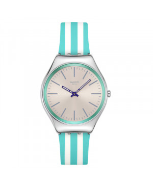 Szwajcarski modowy zegarek unisex Swatch Beach Hour SYXS16