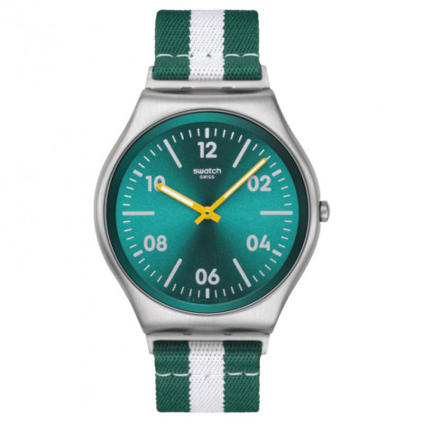 Szwajcarski modowy zegarek unisex Swatch Casual Stripe SS07S149