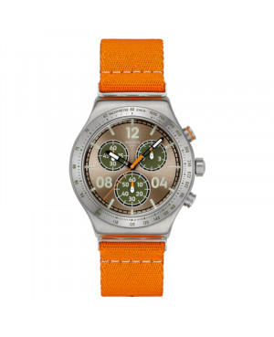 Szwajcarski modowy zegarek unisex Swatch Vacation Time YVS101