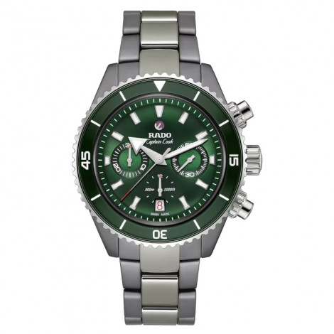 Szwajcarski sportowy zegarek męski RADO Captain Cook High-Tech Ceramic Automatic Chronograph R32189313
