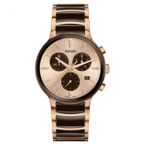 Szwajcarski elegancki zegarek męski RADO Centrix Chronograph R30212402