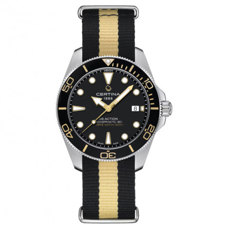 Szwajcarski nurkowy zegarek męski Certina DS Action Diver C048.407.18.051.01