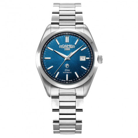 Szwajcarski elegancki zegarek męski Roamer Elite 970983 41 45 20