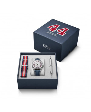 Szwajcarski klasyczny zegarek męski Oris Big Crown Pointer Date Hank Aaron Limited Edition 01 754 7785 4081