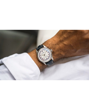 Szwajcarski klasyczny zegarek męski Oris Big Crown Pointer Date Hank Aaron Limited Edition 01 754 7785 4081