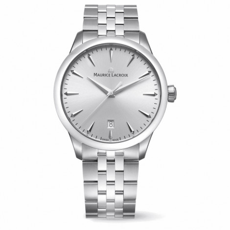 Szwajcarski elegancki zegarek męski Maurice Lacroix 1975 751007-SS002-130-1