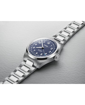 Szwajcarski klasyczny zegarek męski Oris Big Crown Pointer Date 01 754 7798 4068-07 8 20 06