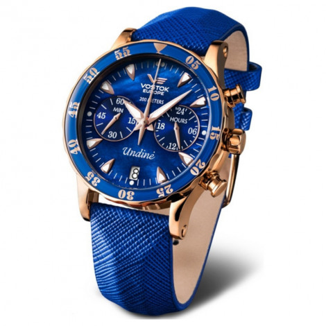 Sportowy zegarek damski Vostok Europe Undine VK64-515B670