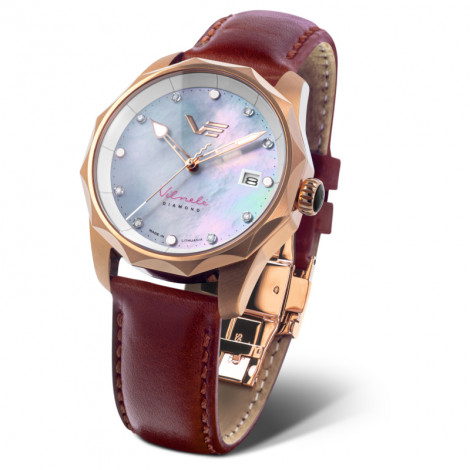 Elegancki zegarek damski Vostok Europe Vilnele Solar VS42-125B754