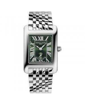 Szwajcarski elegancki zegarek damski Frederique Constant Carree Small Seconds FC-235GR2C6B