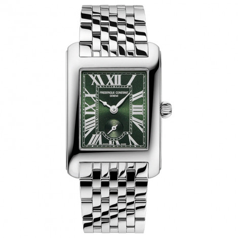 Szwajcarski elegancki zegarek damski Frederique Constant Carree Small Seconds FC-235GR2C6B
