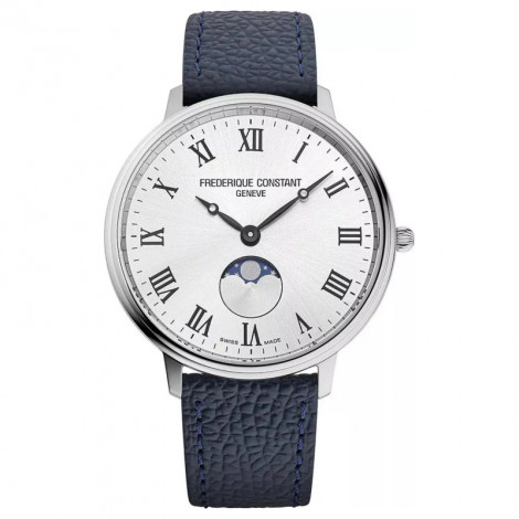 Szwajcarski klasyczny zegarek męski Frederique Constant Classics Moneta Moonphase FC-206RS3S6