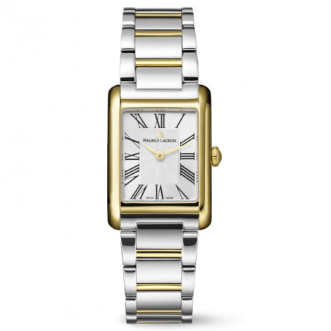 Szwajcarski klasyczny zegarek damski Maurice Lacroix Fiaba Square FA1205-PVY02-110-A