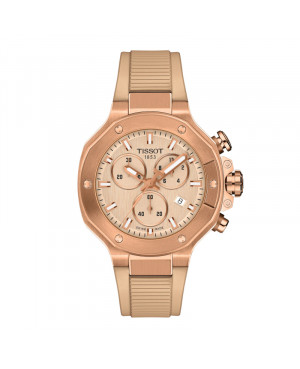 Szwajcarski sportowy zegarek damski TISSOT T-Race Quartz Chronograph T141.817.37.501.00