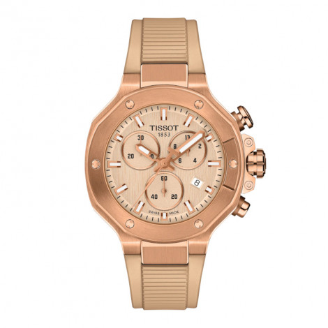 Szwajcarski sportowy zegarek damski TISSOT T-Race Quartz Chronograph T141.817.37.501.00