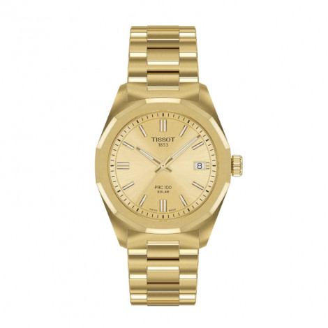 Szwajcarski elegancki zegarek damski Tissot PRC 100 Solar T151.822.33.021.00