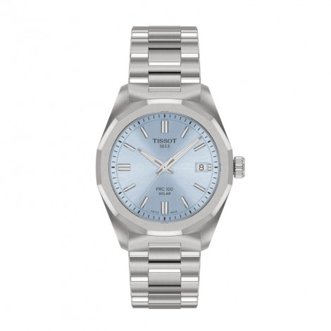 Szwajcarski elegancki zegarek damski Tissot PRC 100 Solar T151.822.11.351.00