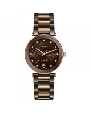 Szwajcarski elegancki zegarek damski Rado LaCoupole Diamonds R22242703