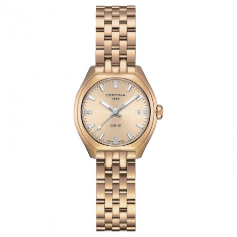 Szwajcarski elegancki zegarek damski Certina DS-2 C049.210.33.026.00
