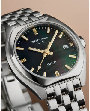 Szwajcarski elegancki zegarek damski Certina DS-2 C049.210.11.126.01