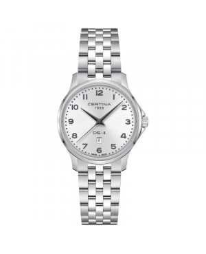 Szwajcarski klasyczny zegarek damski Certina DS-8 C045.010.11.032.00