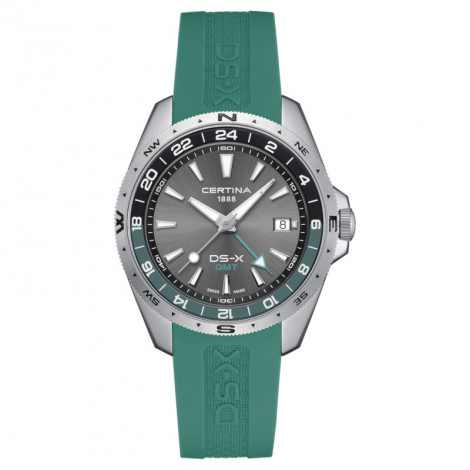 Szwajcarski sportowy zegarek męski Certina DS-X GMT C047.452.17.081.00