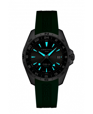 Szwajcarski sportowy zegarek męski Certina DS-X GMT C047.452.17.081.00
