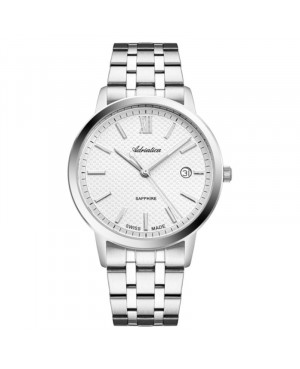 Szwajcarski klasyczny zegarek męski Adriatica A8333.5163Q
