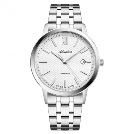 Szwajcarski klasyczny zegarek męski Adriatica A8333.5163Q