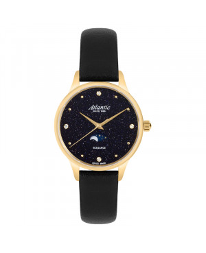 Szwajcarski elegancki zegarek damski Atlantic Elegance Aventurine 30230.45.59L