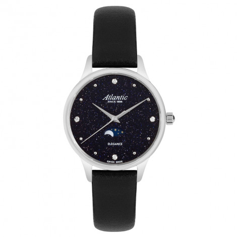 Szwajcarski elegancki zegarek damski Atlantic Elegance Aventurine 30230.41.59L