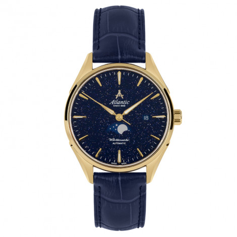 Szwajcarski elegancki zegarek męski Atlantic Worldmaster Nightsky 52783.45.91