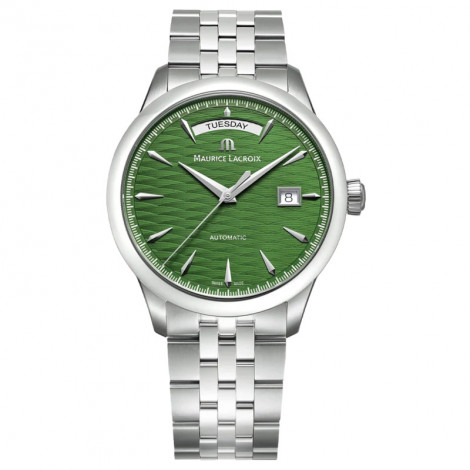 Szwajcarski elegancki zegarek męski Maurice Lacroix 1975 Automatic Day-Date Limited Edition 756058-SS002-630-1