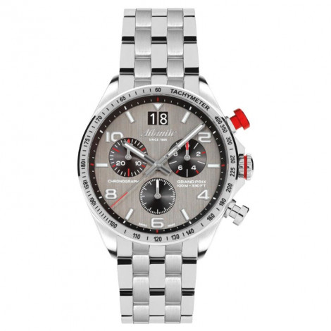 Szwajcarski sportowy zegarek męski Atlantic Grand Prix Chrono 55468.41.45