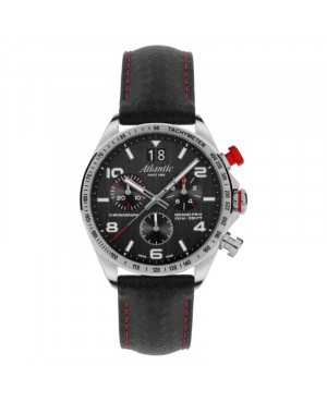 Szwajcarski sportowy zegarek męski Atlantic Grand Prix Chrono 55463.41.65