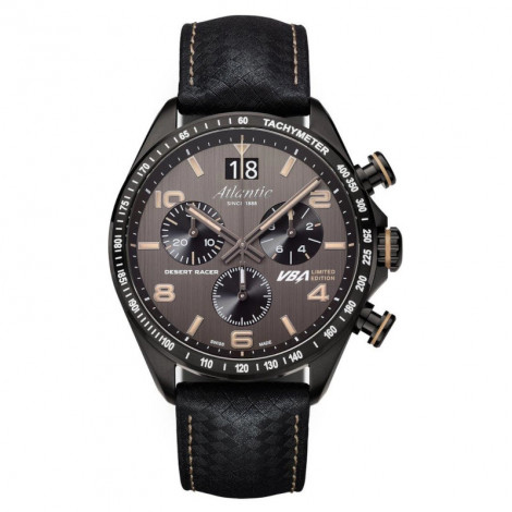 Szwajcarski sportowy zegarek męski Atlantic 55463.46.45VBA Grand Prix Chrono VBA 442 Limited Edition