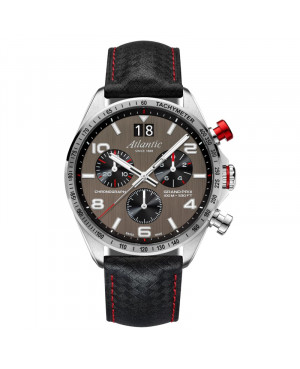 Szwajcarski sportowy zegarek męski Atlantic 55463.41.45 Grand Prix Chrono
