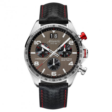 Szwajcarski sportowy zegarek męski Atlantic 55463.41.45 Grand Prix Chrono
