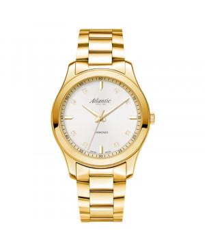 Szwajcarski elegancki zegarek damski Atlantic Seapair Lady Diamonds 20335.45.07