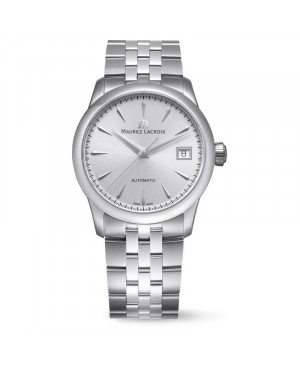 Szwajcarski elegancki zegarek męski Maurice Lacroix 1975 756007-SS002-130-1