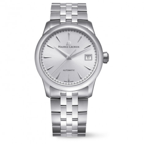 Szwajcarski elegancki zegarek męski Maurice Lacroix 1975 756007-SS002-130-1