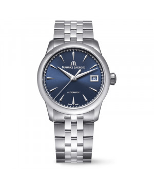 Szwajcarski elegancki zegarek męski Maurice Lacroix 1975 756007-SS002-430-1