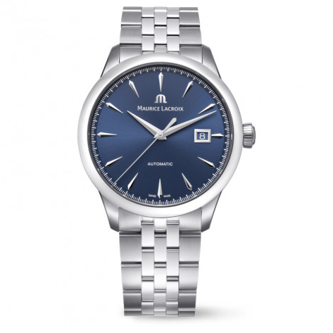 Szwajcarski elegancki zegarek męski Maurice Lacroix 1975 756008-SS002-430-1