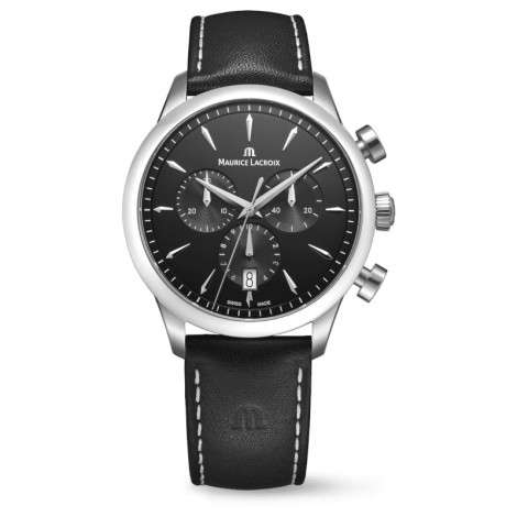 Szwajcarski elegancki zegarek męski Maurice Lacroix 1975 Chronograph 751038-SS001-330-2